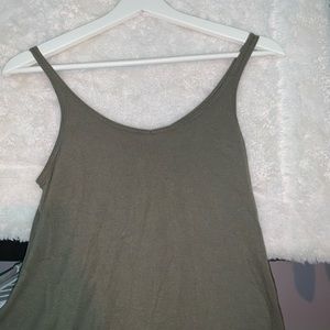 cami green top